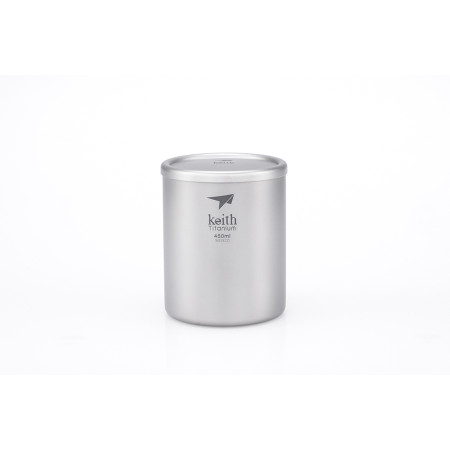 Thermotasse Keith Titanium Double-Wall Tit. Mug 450 ml grau