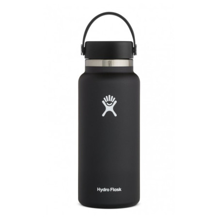 Thermoflasche Hydro Flask Wide Mouth 32 oz schwarz Black