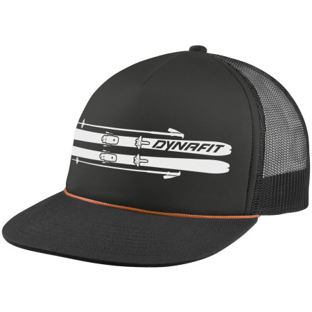 Baseballmütze Dynafit Graphic Trucker Cap schwarz/weiß Black