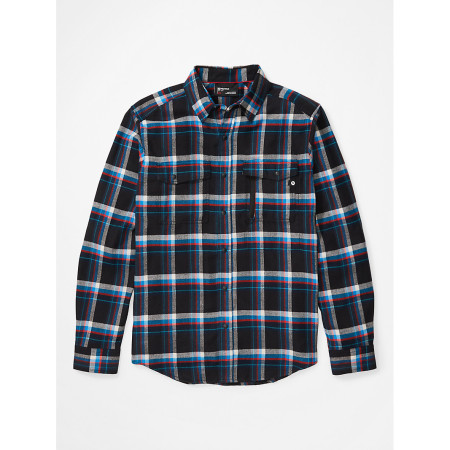 Herrenhemd Marmot Tromso Midweight Flannel LS schwarz Black