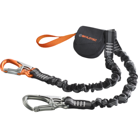 Klettersteigbremse Skylotec Skysafe Duro schwarz/orange Black/Orange