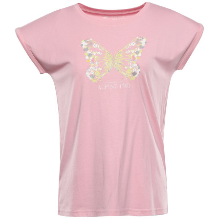 Damen-T-Shirt Alpine Pro Omba 2 rosa romance rose