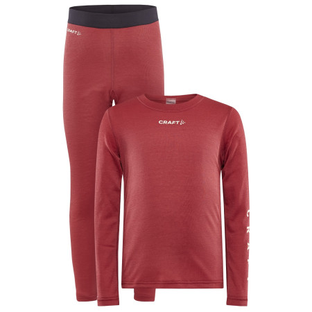 Kinder-Funktionsset Craft Warm Baselayer Junior rot Astro
