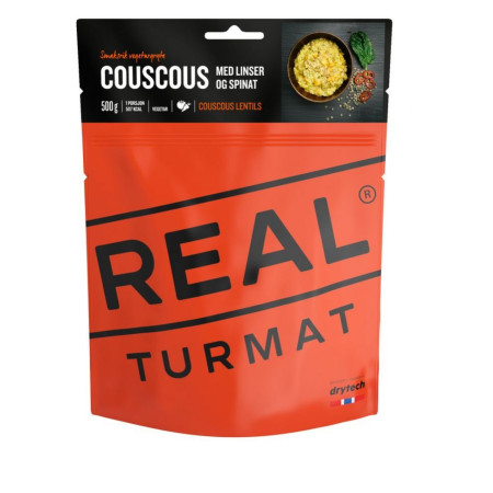 Trekkingnahrung Real Turmat Couscous mit Linsen und Spinat (Couscous with Lentils and Spinach)