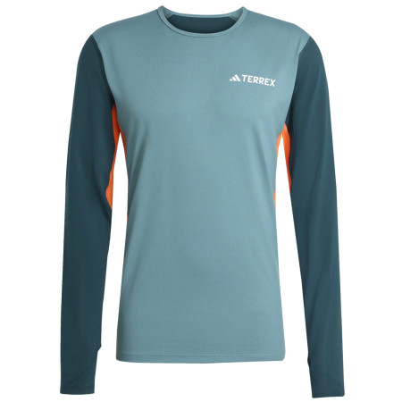 Herren-Funktionsshirt Adidas Multi Synt Ls petrolfarbe