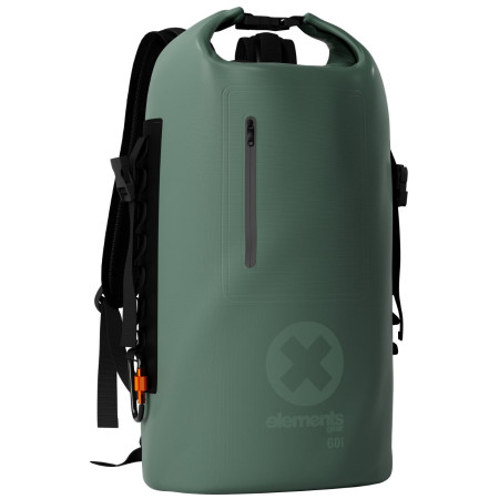 Wasserdichter Packsack Elements Gear Trek 2.0 - 60L (2 popruhy) grün forest green