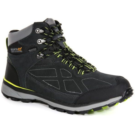 Herrenschuhe Regatta Samaris Suede schwarz/gelb Briar/Limegr