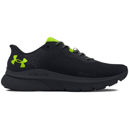 Herren Laufschuhe Under Armour HOVR Turbulence 2 schwarz/gelb Black/Black/HighVisYellow