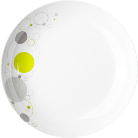 Teller Brunner Savana Deep plate weiß/grau