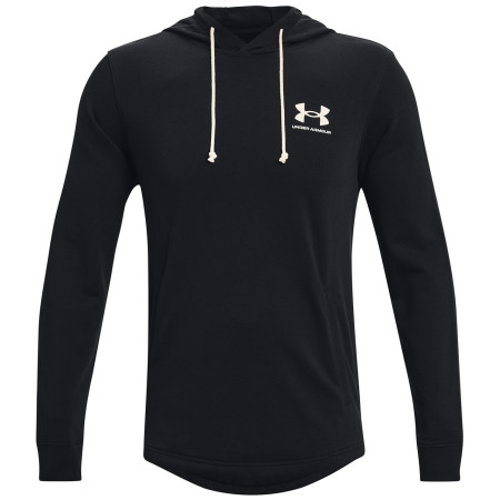 Herren-Sweatshirt Under Armour Rival Terry LC HD schwarz Black / / Onyx White