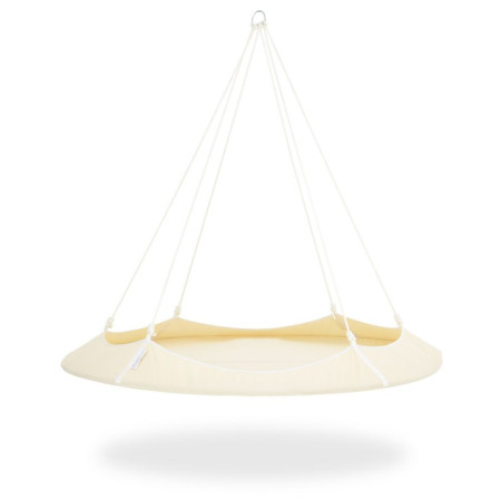 Schaukel Hamaka.eu Hangout Pod beige krémová /bílá lana