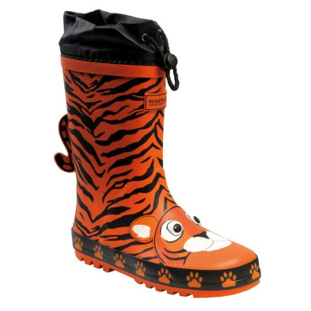 Kinderstiefel Regatta Mudplay Jnr schwarz/orange Blazeoratigr