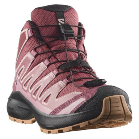 Kinderschuhe Salomon Xa Pro Mid Wp J Nocturne-Dusky Orchid-Black