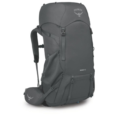 Wanderrucksack Osprey Rook 50 grau dark charcoal/silver lining
