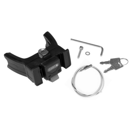 Fahrradhalter Ortlieb Handlebar Mounting-Set E-Bike with Lock schwarz black