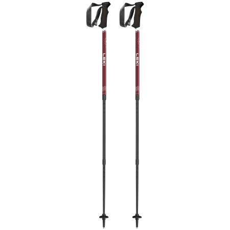 Trekkingstöcke Leki Trail Lite 100-135 cm rot tamarillo-white