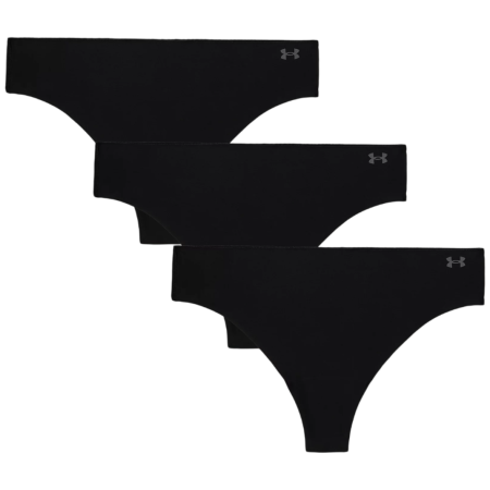 Damenhöschen Under Armour UA Pure Stretch NS Thong schwarz Black