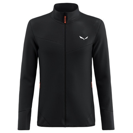Herren Funktions-Sweatshirt Salewa Puez Waffle Hyb Pl Jacket M schwarz black out