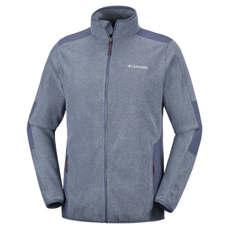 Herren-Sweatshirt Columbia Tough Hiker Full Zip Fleece blau/grau DarkMountain