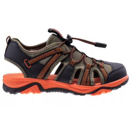 Kindersandalen Hi-Tec Sanev Jr schwarz/rosa Black/Khaki/Orange