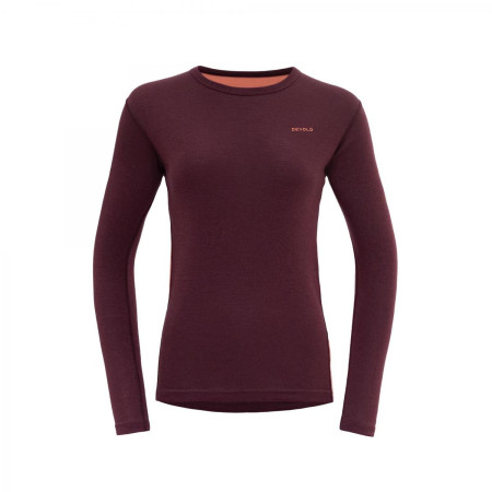 Damen-Funktionsshirt Devold Multi Sport Merino 190 Shirt Wmn weinfarbe PORT