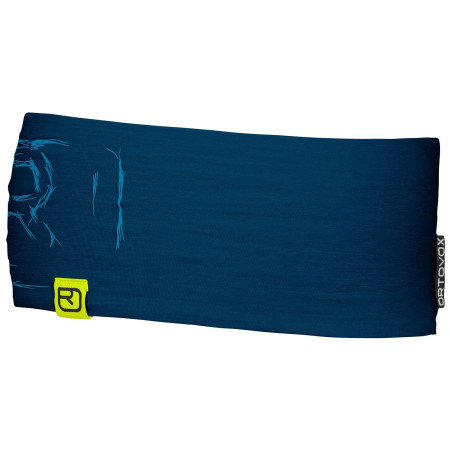 Stirnband Ortovox 120 Tec Logo Headband blau Petrol Blue