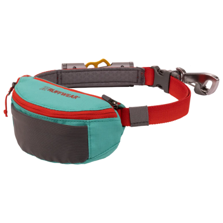 Hundeleine Ruffwear Hitch Hiker™ Leash blau/rot Aurora Teal