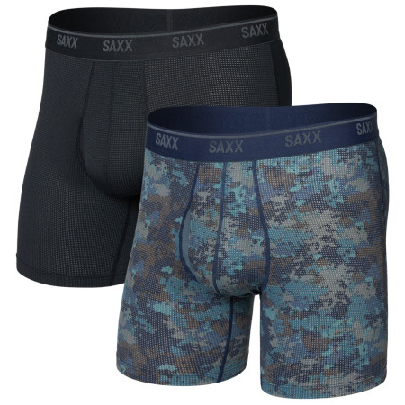 Herren-Boxershorts Saxx Quest Quick Dry Mesh Boxer Brief Fly 2Pk