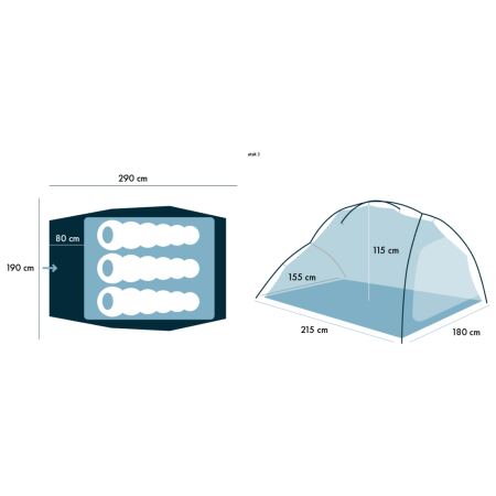 Ultraleichtes Zelt Warg Atak 3