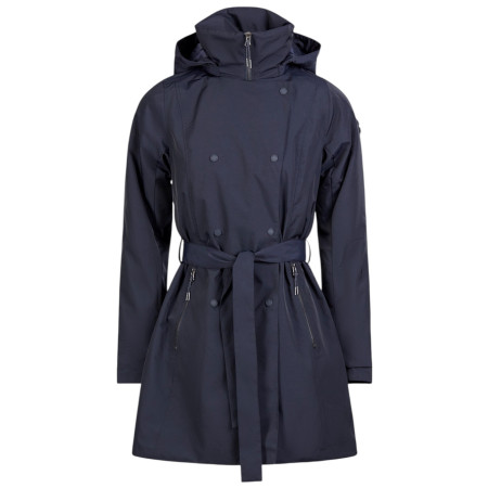 Damen-Wintermantel Fundango Charlotte Trenchcoat dunkelblau patriot blue