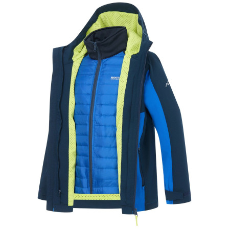 Kinderjacke Regatta Boys Trekktain 3-in-1 II Nvy/OlympBlu