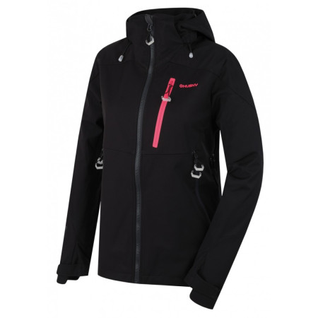 Damen-Softshell-Jacke Husky Sauri L schwarz Black