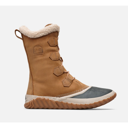 Damen-Winterschuhe Sorel Out N About Plus Tall braun elk