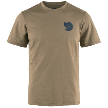 Herren-T-Shirt Fjällräven Walk With Nature T-shirt M braun Suede Brown