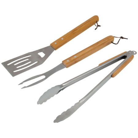 Grillset Campingaz s dřevěnou rukojetí braun