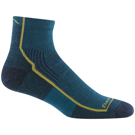 Herrensocken Darn Tough M Hiker Quarter Midweight With Cushion türkis dark teal