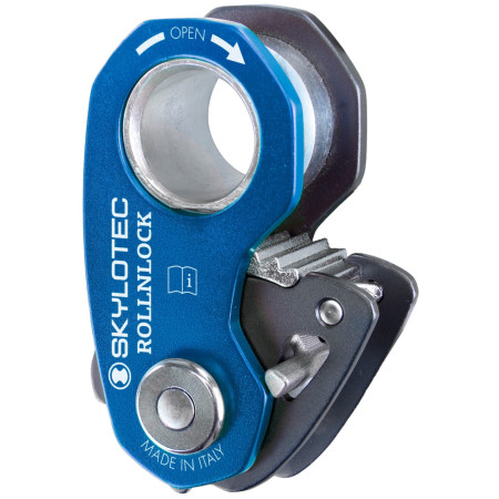 Umlenkrolle Skylotec RollNlock grau/blau Anthracite/Electricblue