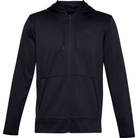 Herren-Sweatshirt Under Armour Fleece FZ Hoodie schwarz Black//Black