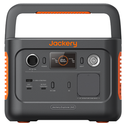 Aufladestation Jackery Explorer 240 v2 schwarz black