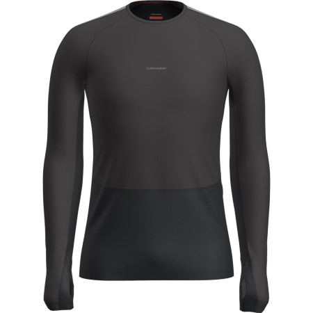 Herren-T-Shirt Icebreaker M ZoneKnit 260 LS Crewe dunkelgrau Jet Heather/Black/Metro H/Cb