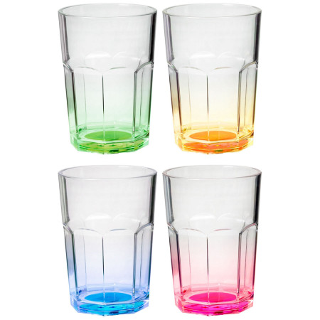 Set Gläser Brunner Octoglass Color Set blau/lila