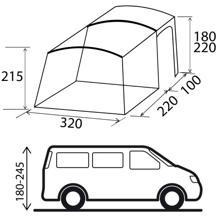 Vorzelt Brunner Trails Lc