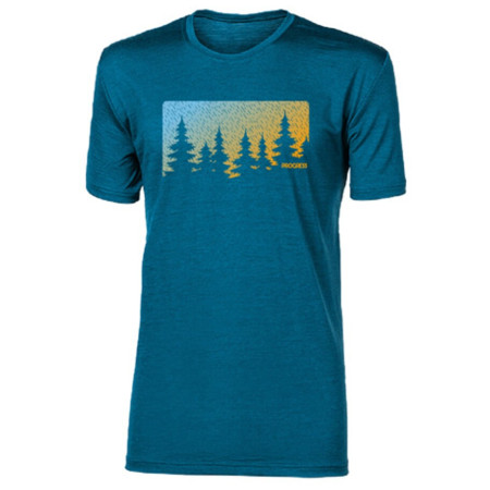 Herren-T-Shirt Progress HRUTUR "FOREST" blau petrol