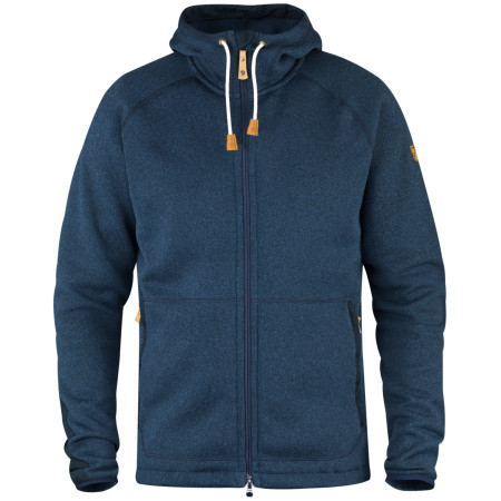 Herren-Sweatshirt Fjällräven Övik Fleece Hoodie M blau Navy