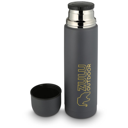 Thermokanne Zulu Vacuum Flask 0,75L grau/gelb grey