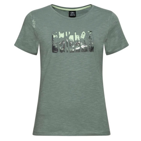 Damen-T-Shirt Chillaz Valencia Nature Flow grün Dark Green