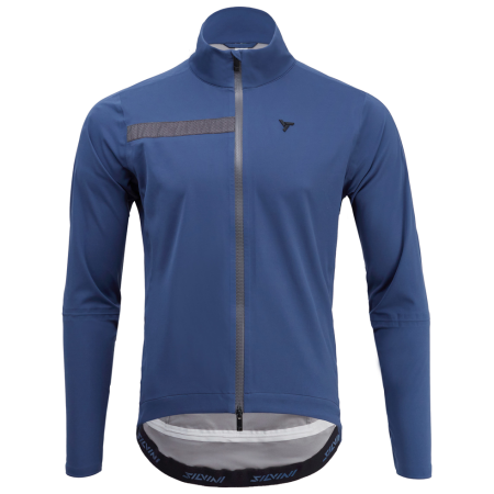 Herren Fahrradjacke Silvini Tempesto blau navy-black