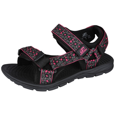 Damensandalen Hannah Feet (cube) schwarz/rosa Jazzy(Cube)