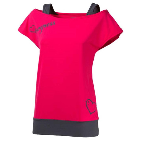 Damen-T-Shirt Progress Taiko 23OK grau Pink/Gray