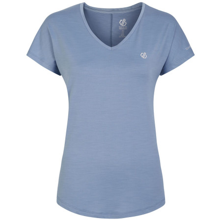 Damen-T-Shirt Dare 2b Vigilant Tee blau transparent Rainwashed